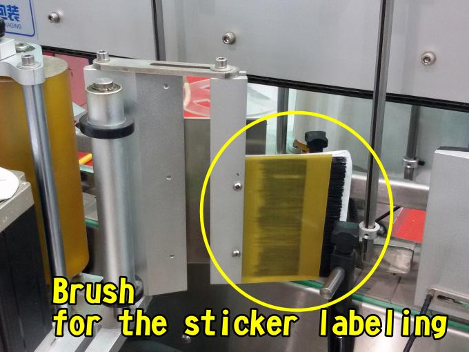 Plat oppervlak outomatiese etiketteringsmasjien vir sakke Fabrieksnelheid 60 - 350 stuks / min