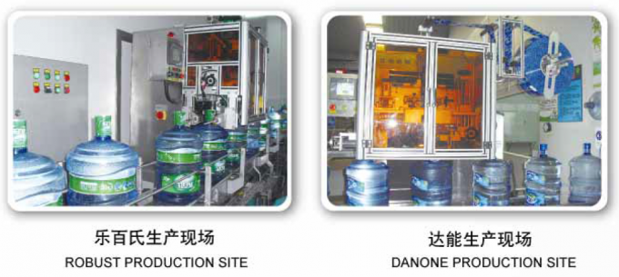 PET bottel vlekvrye staal krimp mou etiket masjien vir verskillende bottels CE