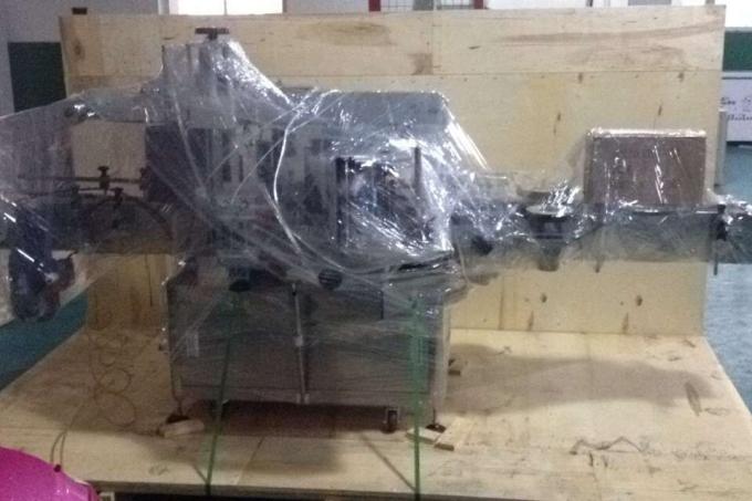 Aluminiumlegering Opp Vial etiketteringsmasjien vir ronde bottel, industriële etiketteringsmasjien
