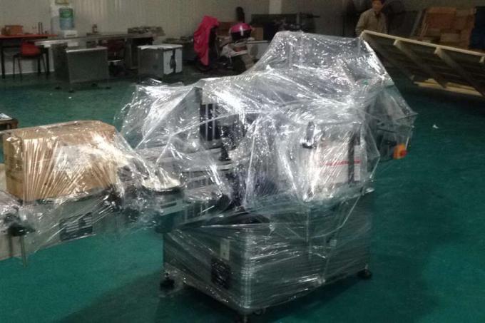 Aluminiumlegering Opp Vial etiketteringsmasjien vir ronde bottel, industriële etiketteringsmasjien
