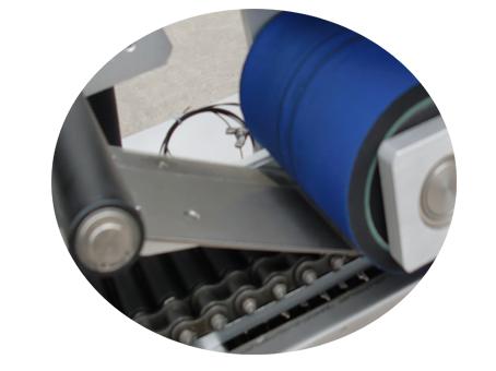 Papierbuisetiketmasjien 500 rollê-selfkleefstof-plakkeretiket