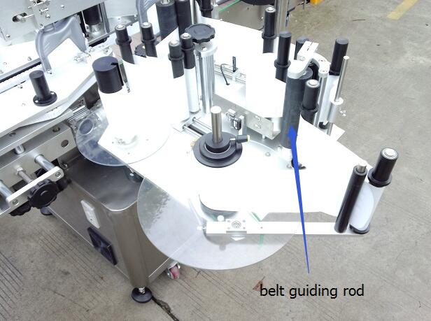 Voorwerp bespeur outomatiese oogmasjien met dubbele kant, en plakplaat etiketteer met draaitafel