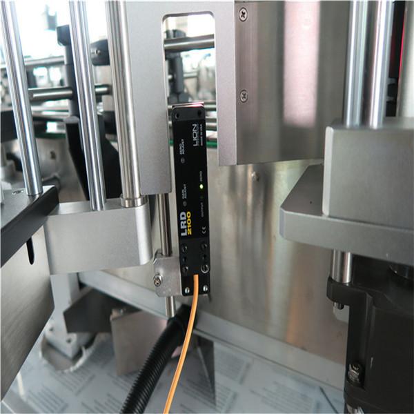 Ronde bottel outomatiese etiketteringsmasjien vir drankies / daaglikse chemikalie