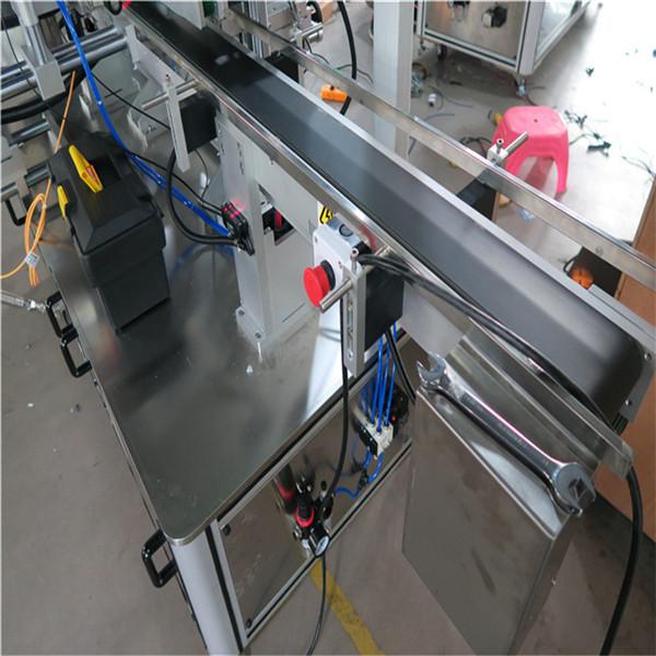 Volledige outomatiese etiketmasjien vir vierkantige bottels vir 3000-5000B / H