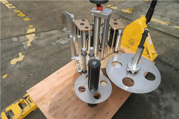 Ronde bottel roterende etiket met rotasie skottel etiket masjien stelsel