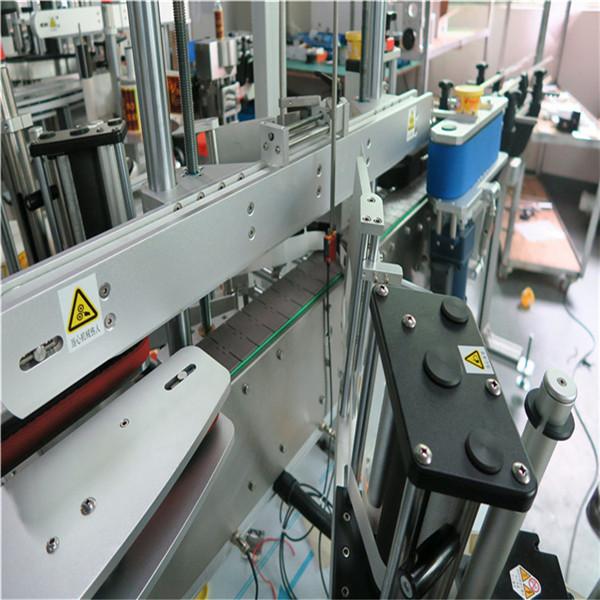 Outomatiese selfklevende etiketteringsmasjienplakker drie etikette 250BS / min Produksiesnelheid