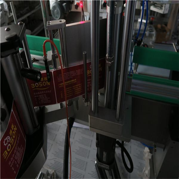 Ovale botteletiketmasjien, plakkeretiketaanwendersjampoe en skoonmaakmiddeletiket