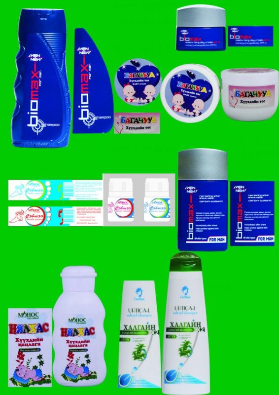 Etiketmasjien aan die bokant en aan die dubbele kant vir pot / houer / bottel