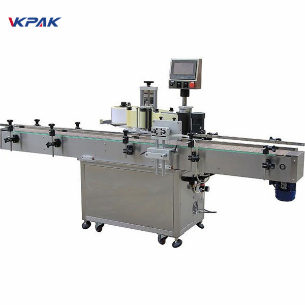 Outomatiese vertikale, selfkleefende olie-etiketmasjien vir oliebottels