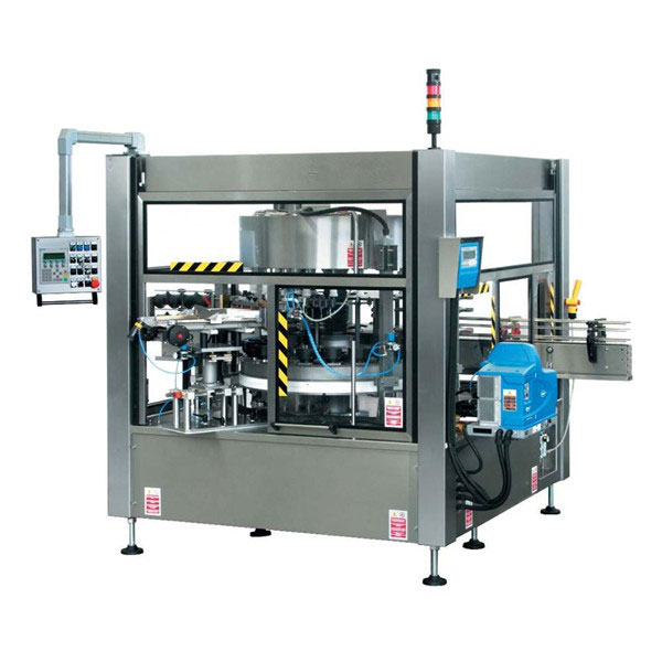 CE-outomatiese etiketmasjien vir bottelvlerkies met roterende plakkers