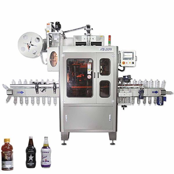 Volledige liggaam vlekvrye krimp-mou etiket masjien hoë spoed 200BPM 3.5KW