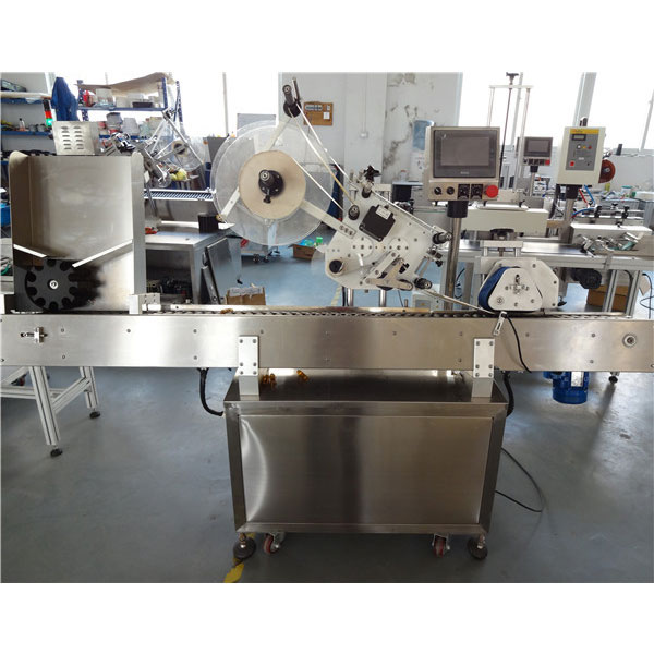 Plc Beheer ekonomie outomatiese flessie horisontale etiketteermasjien vir minifles