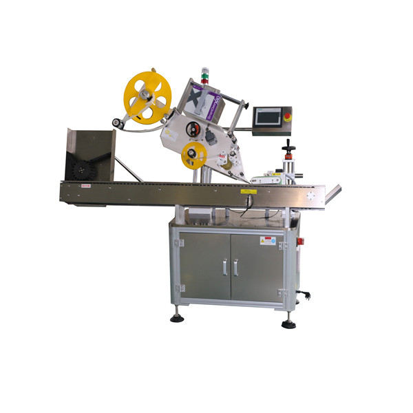 Dra 'n etiketmasjien vir flesse-etikette vir weerstandbalsem