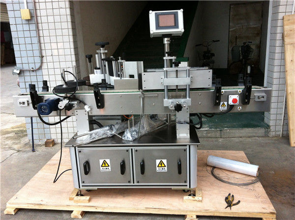 Vrugte / groente sap Ronde bottelplakkersetiketmasjien vir drankbedryf