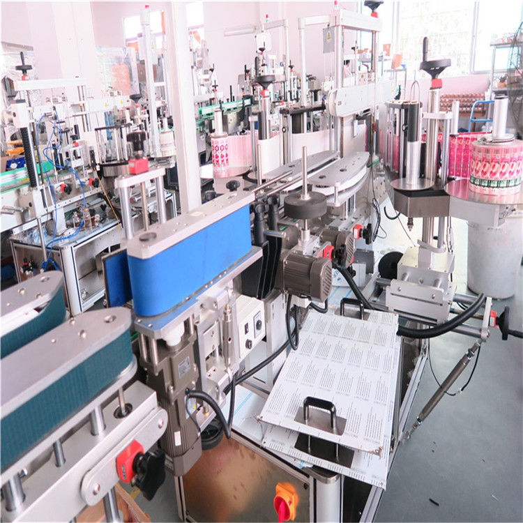 China Bottle dubbelkant etiketteringsmasjien vir verskillende plat vierkantige bottelfles verskaffer