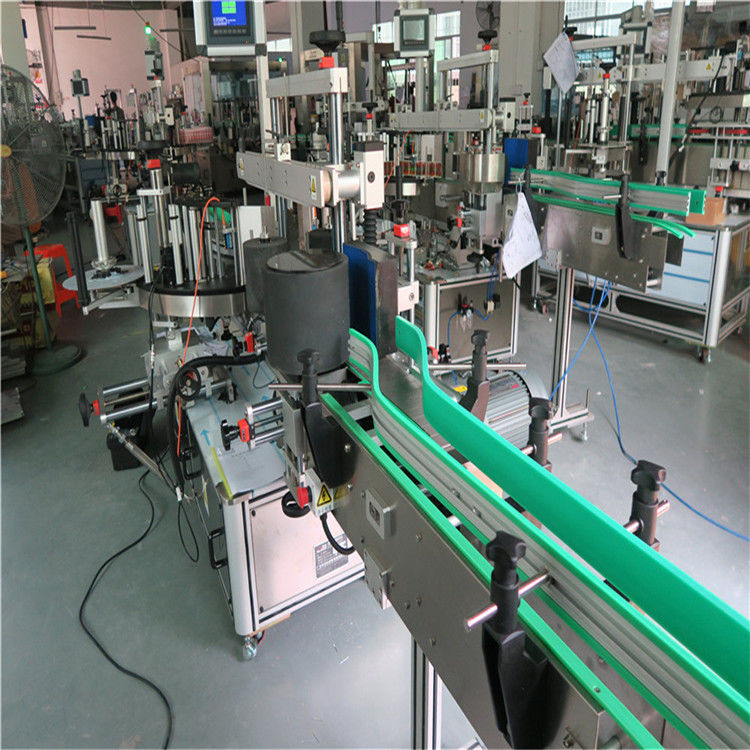 Sjina dubbelkantige selfkleefende plakkerfles etiketmasjien 190 mm hoogte maksimum verskaffer