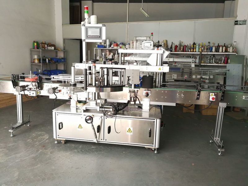 China Ronde botteletiketmasjien / volautomatiese plat oppervlaketiket-toediener verskaffer